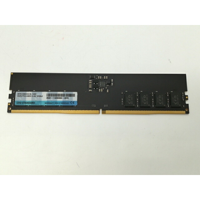 【中古】DDR5 16GB DDR5-5600(パソコン5-44800)【事務机とっ始めパソコン用】【静岡】引きうける継続期間１週
