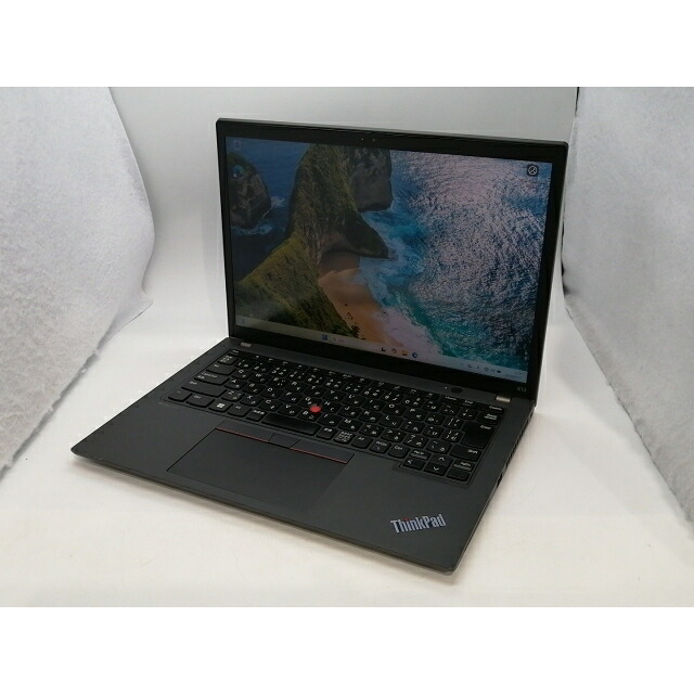 【中古】Lenovo ThinkPad X13 Gen 2 20WLS2MG00 黒いこと【i5-1145G7 8G 256G(SSD) 1GbE 無線LAN 13LCD(1920x1200)】【浜松駅前】引きうける継続期間１ヶ月【位置づけるB】