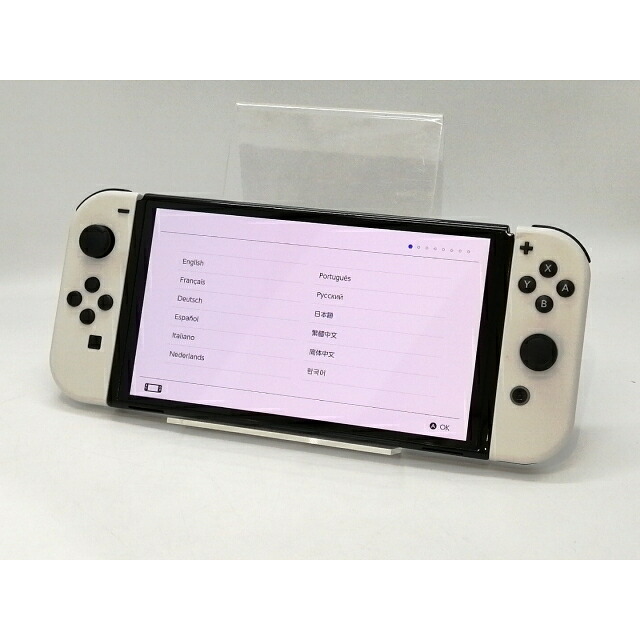 【中古】Nintendo Switch 本体 (有機ELモデル) HEG-S-KAAAA ホワイト 【2021年10月】【浜松駅前】保証期間1ヶ月【ランクA】|じゃんぱら店