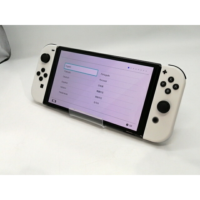 【中古】Nintendo Switch 本体 (有機ELモデル) HEG-S-KAAAA ホワイト 【2021年10月】【浜松駅前】保証期間1ヶ月【ランクA】|じゃんぱら店