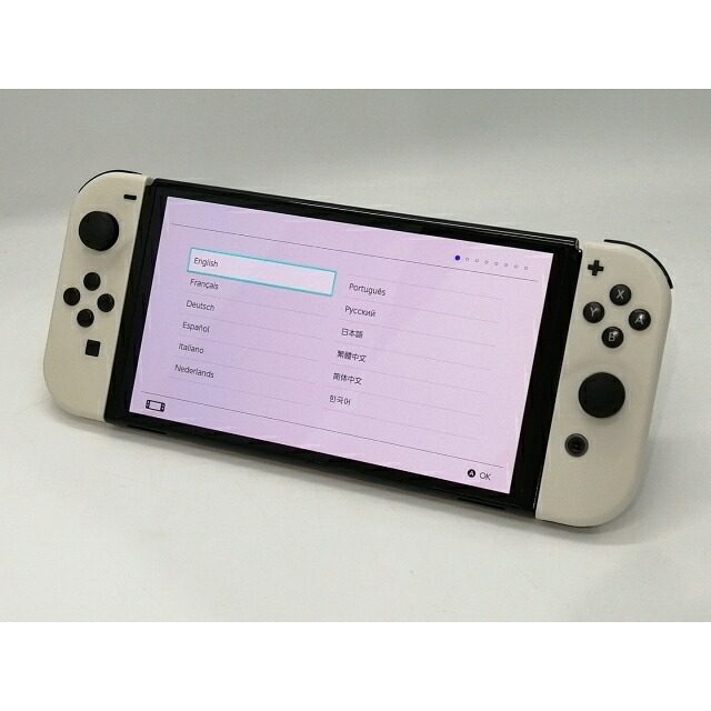 【中古】Nintendo Switch 本体 (有機ELモデル) HEG-S-KAAAA ホワイト 【2021年10月】【浜松駅前】保証期間1ヶ月【ランクB】|じゃんぱら店