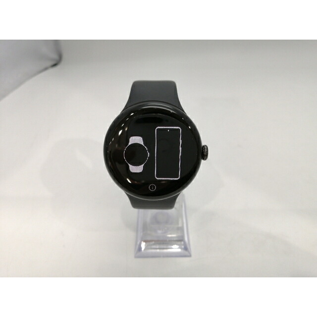 【中古】Google Pixel Watch3 LTEモデル 45mm Matte Black アルミケース/Obsidian アクティブ バンド【浜松駅前】保証期間１ヶ月【ランクB】