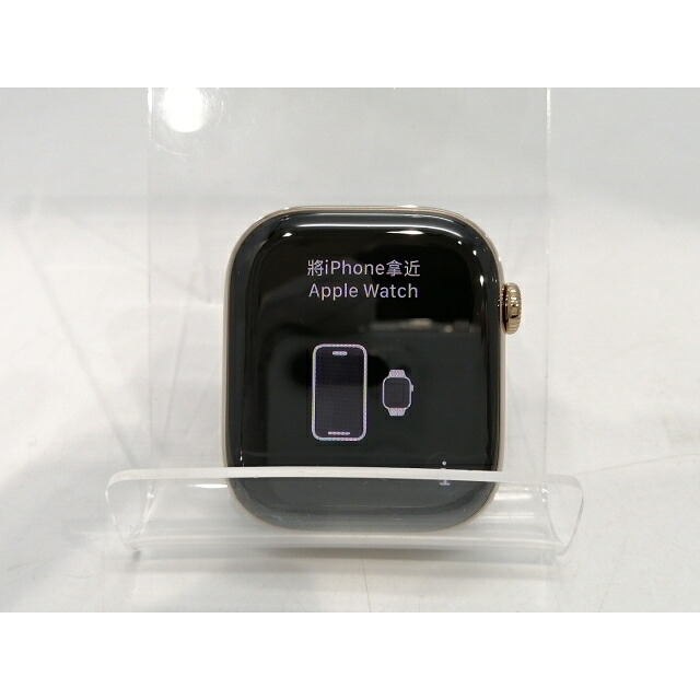 【中古】Apple Apple Watch Series10 46粍 Cellular ゴールドチタニウムケース (周波数帯域皆無)【浜松駅前】引き請ける継続期間１ヶ月【序列付けるA】