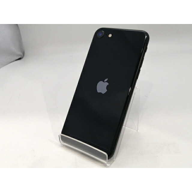 【中古】Apple SoftBank 【SIMフリー】 iPhone SE（第3世代） 64GB ミッドナイト MMYC3J/A【浜松駅前】保証期間１ヶ月【ランクB】