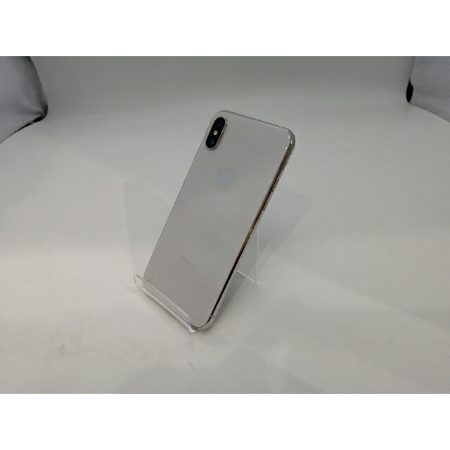 【中古】Apple au 【SIM鍵を掛ける取りけす済み】 iPhone X 256GB しろがね色 MQC22J/A【浜松駅前】引き受ける継続期間１ヶ月【序列付けるC】