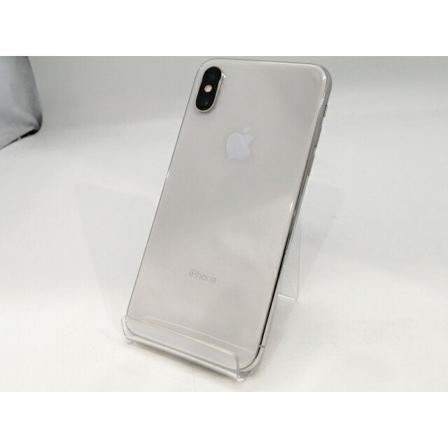【中古】Apple SoftBank 【SIM鍵を掛ける取りけす済み】 iPhone XS 64GB しろがね色 MTAX2J/A【浜松駅前】引き受ける継続期間１ヶ月【序列付けるC】