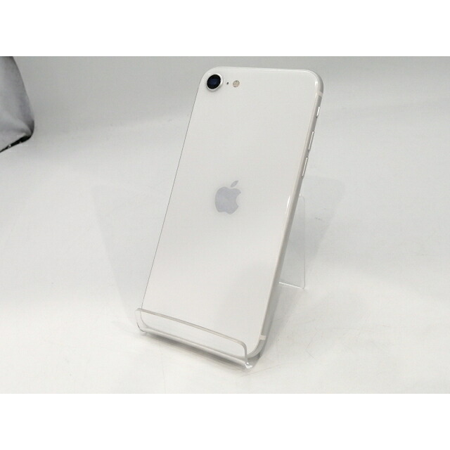 【中古】Apple au 【SIMロック解除済み】 iPhone SE（第2世代） 64GB ホワイト MHGQ3J/A（後期型番）【浜松駅前】保証期間１ヶ月【ランクA】｜じゃんぱら店