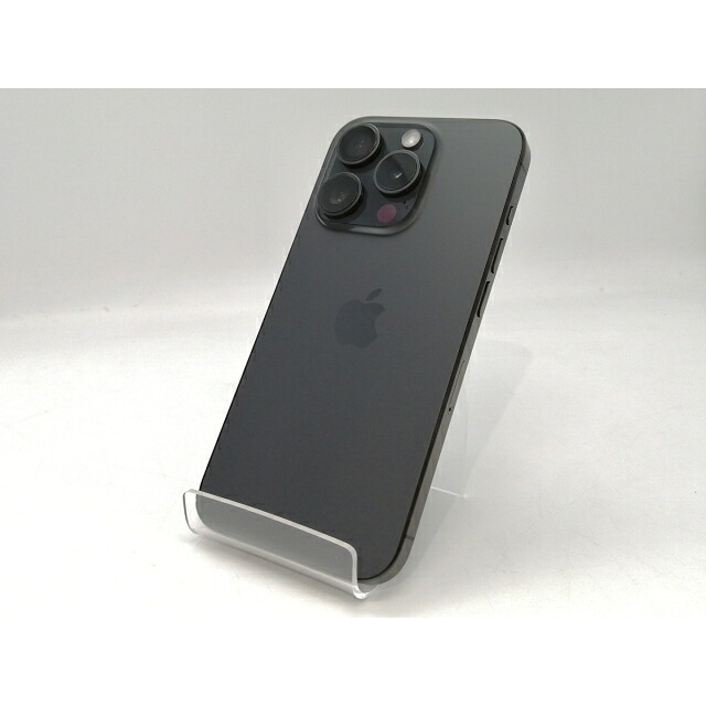 【中古】Apple 国内版 【SIM無償性】 iPhone 15 Pro 128GB 黒いことチタニウム MTU73J/A【浜松駅前】引き受ける継続期間１ヶ月【価値づけるA】