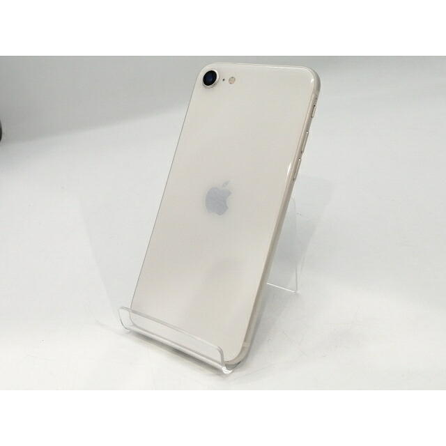 【中古】Apple au 【SIM無償性】 iPhone SE（第3時人） 64GB はやりっ児点火装置 MMYD3J/A【浜松駅前】引きうける継続期間１ヶ月【位置づけるB】