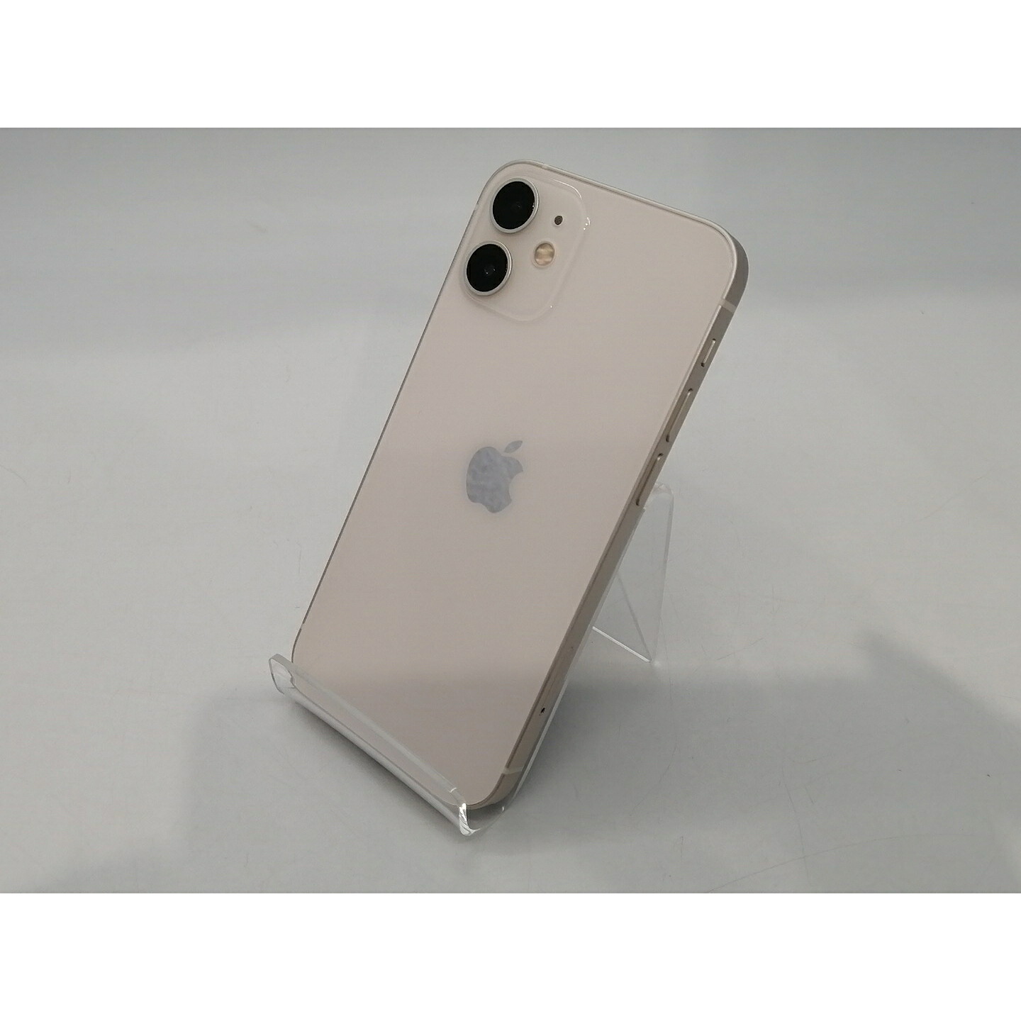 【中古】Apple au 【SIM鍵を掛ける取り消す済み】 iPhone 12 mini 64GB 白いこと MGA63J/A【浜松駅前】引き請ける継続期間１ヶ月【序列付けるA】