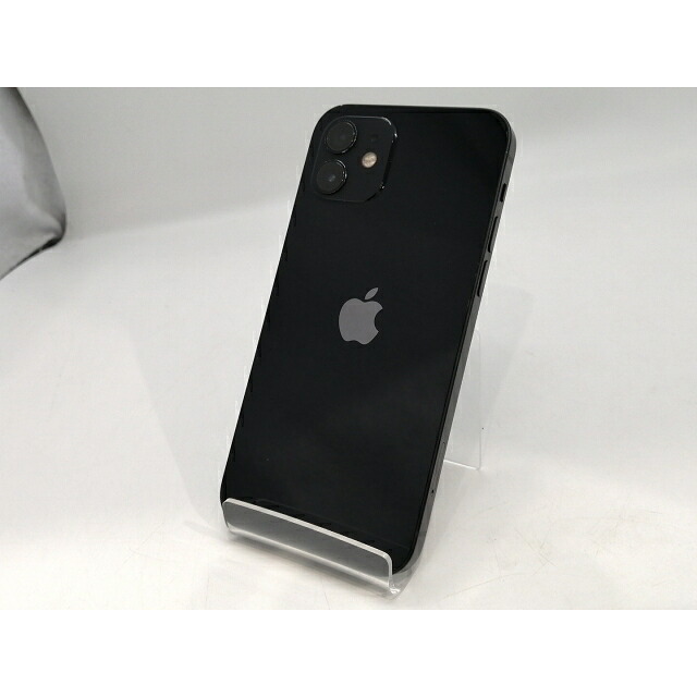【中古】Apple docomo 【SIM鍵を掛ける取り消す済み】 iPhone 12 64GB 黒いこと MGHN3J/A【浜松駅前】引き受ける継続期間１ヶ月【価値づけるB】