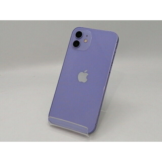 【中古】Apple SoftBank 【SIM鍵を掛ける取り消す済み】 iPhone 12 64GB パープル MJNH3J/A【浜松駅前】引き受ける継続期間１ヶ月【価値づけるC】
