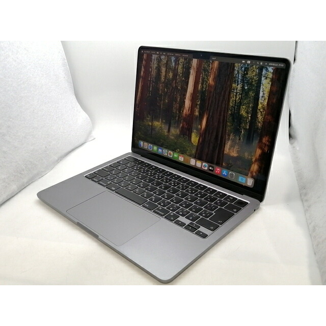 【中古】Apple MacBook Air 13in CTO (M2,2022) しろがね色 M2(中央処理装置:8C/GPU:8C)/16G/512G/30W AC【浜松駅前】引き請ける継続期間１ヶ月【位置付けるA】 パソコン-ノートPC