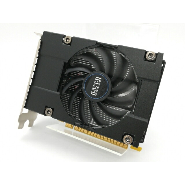 【中古】ELSA GeForce GTX 1050 Ti 4GB S.A.C(GD1050-4GERST) GTX1050Ti/4GB(GDDR5)/PCI-E【DS秋葉】保証期間１週間