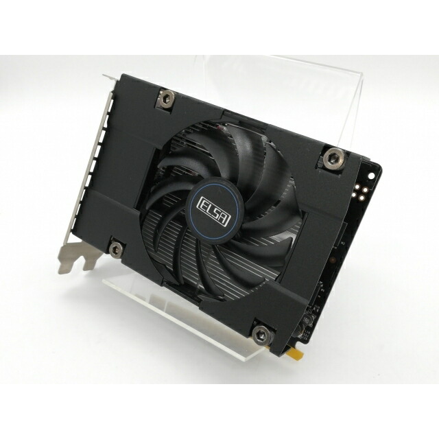 【中古】ELSA GeForce GTX 1050 Ti 4GB S.A.C(GD1050-4GERST) GTX1050Ti/4GB(GDDR5)/PCI-E【DS秋葉】保証期間１週間