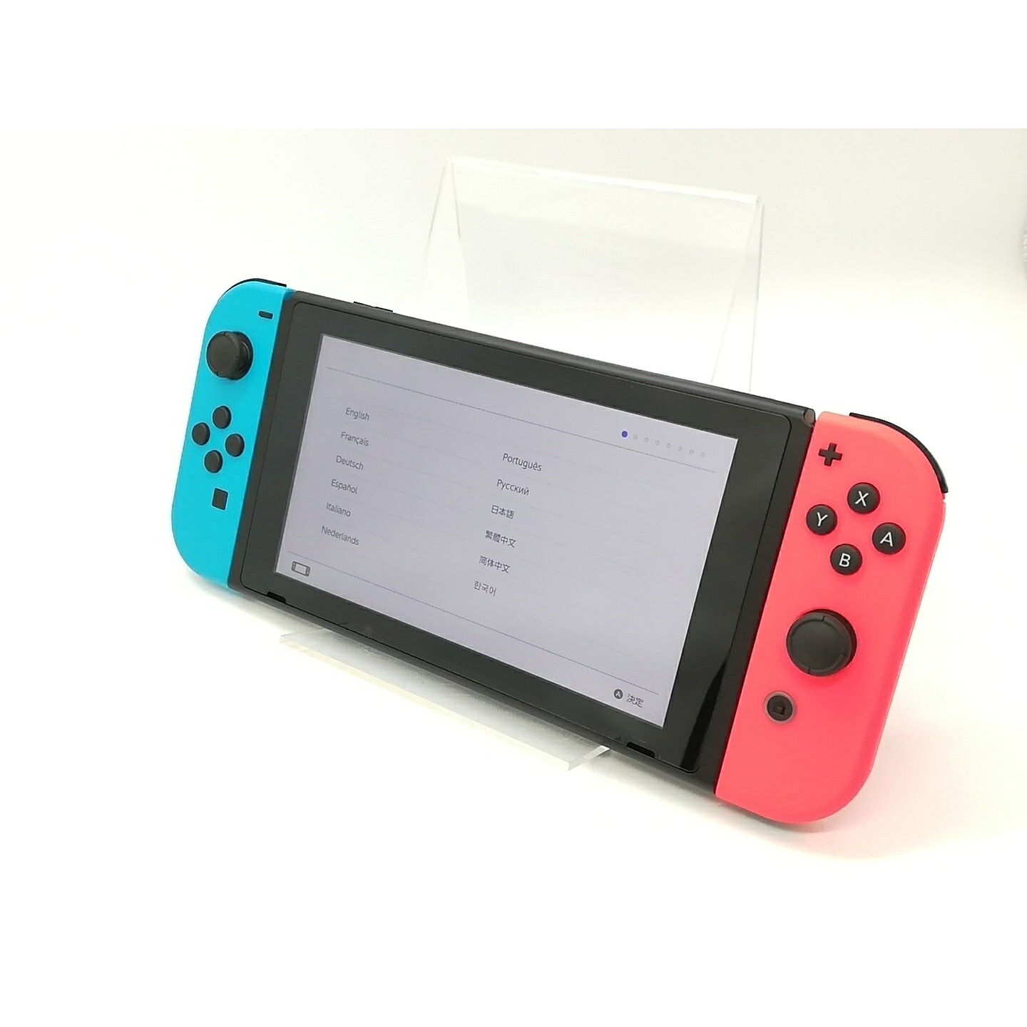 【中古】Nintendo Switch 本体 Joy-Con(L) ネオンブルー/(R) ネオンレッド HAD-S-KABAA 【2019年8月】【DS秋葉】保証期間１ヶ月【ランクB】｜じゃんぱら店