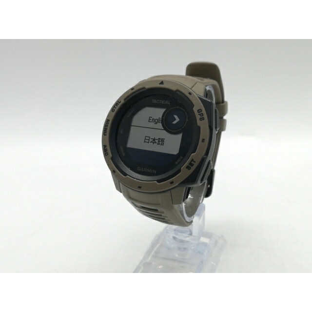 【中古】Garmin Instinct Tactical - Coyote Tan 010-02064-92【DS秋葉】引き受ける継続期間１ヶ月【序列付けるB】