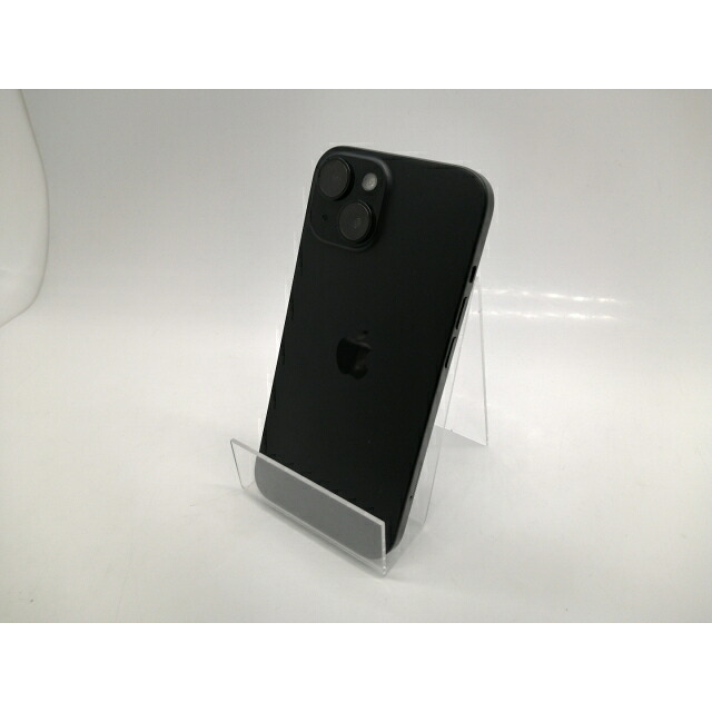 【中古】Apple 国内版 【SIMフリー】 iPhone 15 128GB ブラック MTMH3J/A【DS秋葉】保証期間１ヶ月【ランクB】