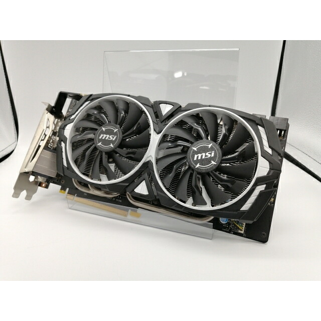 【中古】MSI GeForce GTX 1080 ARMOR 8G OC GTX1080/8GB(GDDR5X)/PCI-E【大阪中央局】引きうける継続期間１週 グラフィックボード-PCパーツ