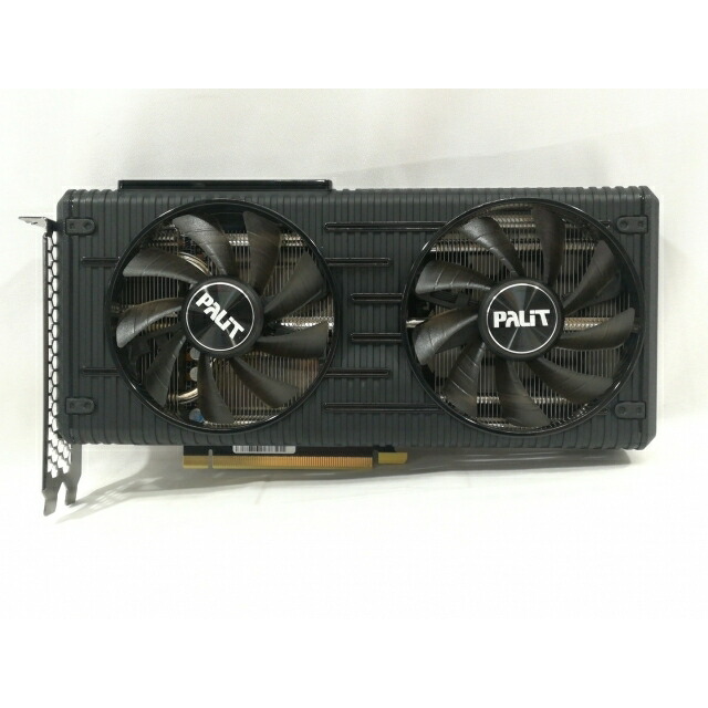 【中古】Palit GeForce RTX 3060 Ti Dual V1 （NE6306T019P2-190AD）RTX3060Ti(LHR)/8GB(GDDR6)【大阪中央局】引きうける継続期間１週