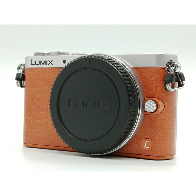 【中古】Panasonic LUMIX DMC-GM1 上半身 オレンジ色【大阪中央局】引き受ける継続期間１ヶ月【価値づけるB】