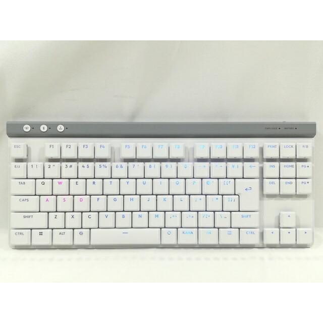 【中古】Logicool G515 LIGHTSPEED TKL G515-WL-LNWH [白いこと]【大阪中央局】引きうける継続期間１週