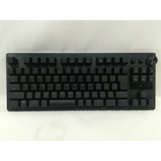 【中古】Razer Huntsman V3 Pro Tenkeyless JP RZ03-04981300-R3J1 [黒いこと]【大阪中央局】引きうける継続期間１週