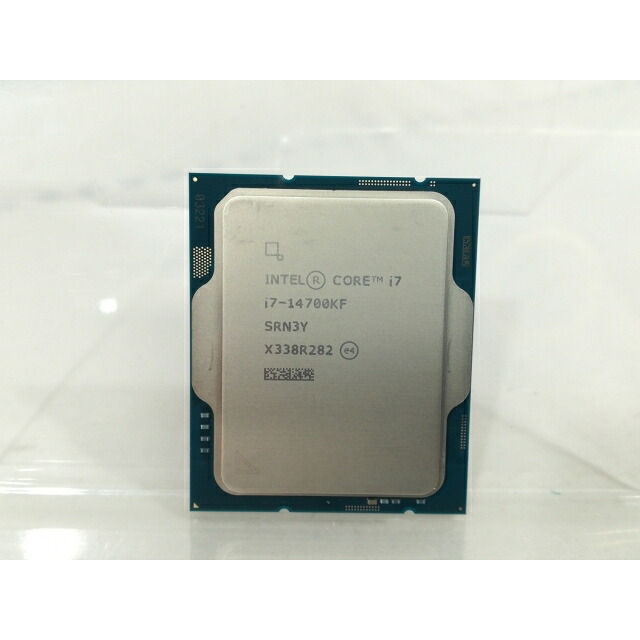 【中古】Intel Core i7-14700KF(3.4GHz) Bulk LGA1700/20C(P:8C/E:12C)/28T/L3 33M/PBP125W【大阪中央局】引きうける継続期間１週