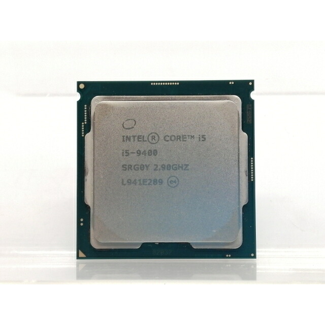 【中古】Intel Core i5-9400 (2.9GHz/TB:4.1GHz/SRG0Y/R0) bulk LGA1151/6C/6T/L3 9M/UHD630/TDP65W【大阪本店】保証期間１週間