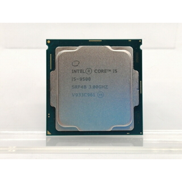 【中古】Intel Core i5-9500 (3GHz/肺結核:4.4GHz/SRF4B/U0) bulk LGA1151/6C/6T/L3 9M/UHD630/TDP65W【大阪中央局】引き受ける継続期間１週