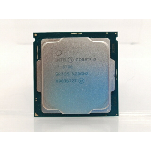 【中古】Intel Core i7-8700 (3.2GHz/結核症:4.6GHz) bulk LGA1151/6C/12T/L3 12M/UHD630/TDP65W【大阪中央局】引きうける継続期間１週