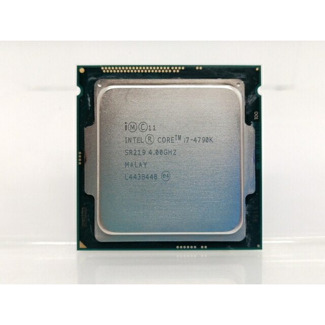 【中古】Intel Core i7-4790K(4.0GHz/結核症:4.4GHz) Bulk LGA1150/4C/8T/L3 8M/固定ディスク4600/TDP88W【大阪中央局】引きうける継続期間１週