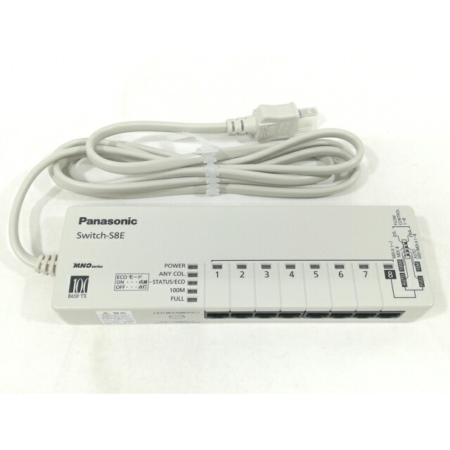 【中古】Panasonic Switch-S8E PN210808【大阪中央局】引きうける継続期間１週