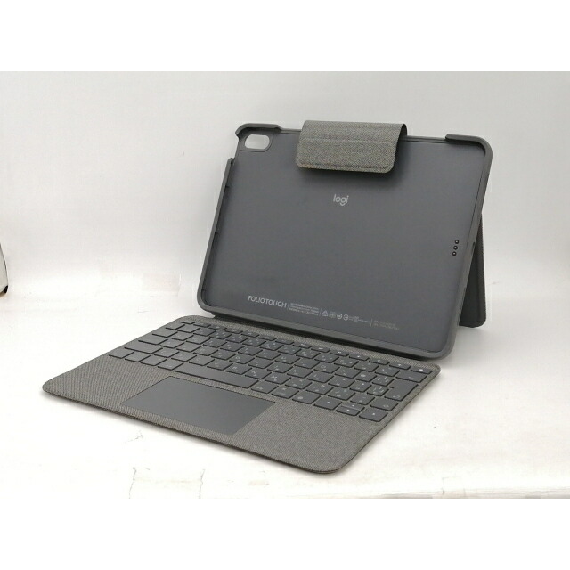 【中古】Logicool FOLIO TOUCH iPad Air(第4/第5世代)用 iK1094BKA [オックスフォードグレー/日本語]【新宿2】保証期間１週間