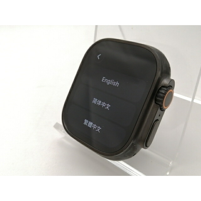 【中古】Apple Apple Watch Ultra2 49粍 Cellular ブラックチタニウムケース (ダンス楽隊皆無)【新宿2】引き受ける継続期間１ヶ月【価値づけるB】