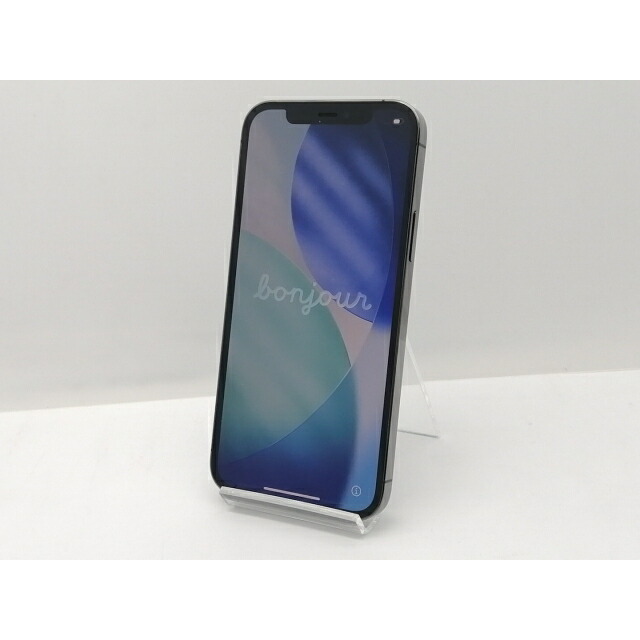 【中古】Apple docomo 【SIMロック解除済み】 iPhone 12 Pro 128GB グラファイト MGM53J/A【新宿2】保証期間１ヶ月【ランクB】