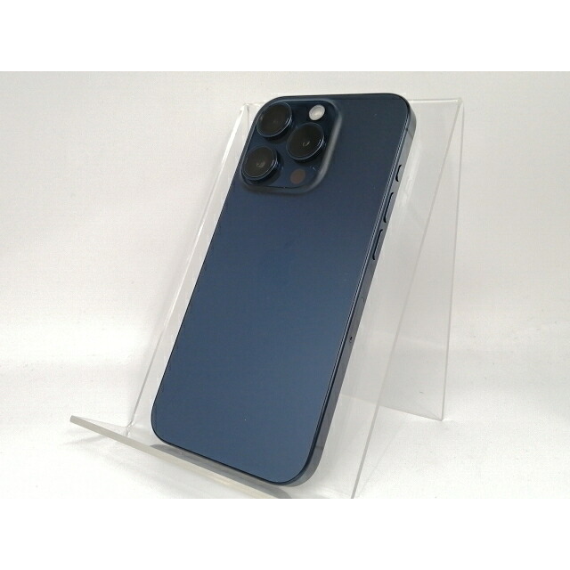 【中古】Apple 国内版 【SIMフリー】 iPhone 15 Pro 256GB ブルーチタニウム MTUG3J/A【新宿2】保証期間１ヶ月【ランクA】｜じゃんぱら店