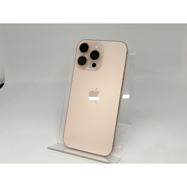 【中古】Apple au 【SIM無償性】 iPhone 16 Pro Max 256GB 乾荒原チタニウム MYWJ3J/A【新宿2】引きうける継続期間１ヶ月【位置づけるC】
