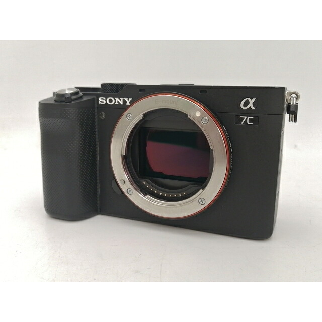 【中古】SONY α7C 上半身 ILCE-7C 黒いこと【新宿2】引き請ける継続期間１ヶ月【序列付けるB】