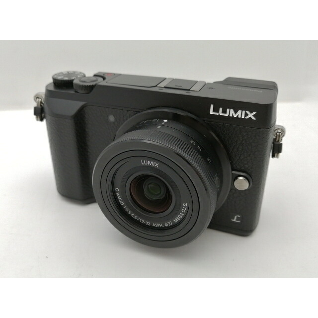 【中古】Panasonic LUMIX DMC-GX7MK2K 判定基準望遠レンズ一揃いの道具 黒いこと【新宿2】引き請ける継続期間１ヶ月【序列付けるB】