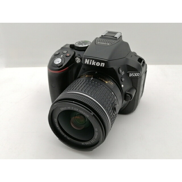 【中古】Nikon D5300 AF-P 18-55 VR キット ブラック【新宿2】保証期間1ヶ月【ランクB】|じゃんぱら店