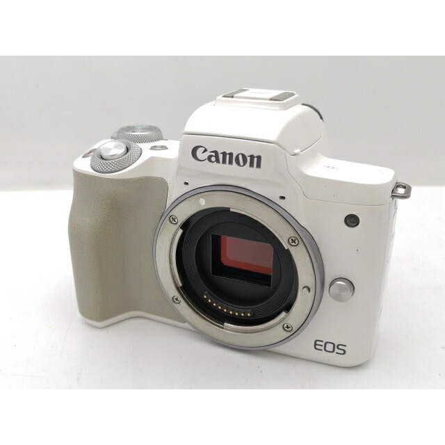 【中古】Canon EOS Kiss M 上半身 白いこと【新宿2】引きうける継続期間１ヶ月【位置づけるB】