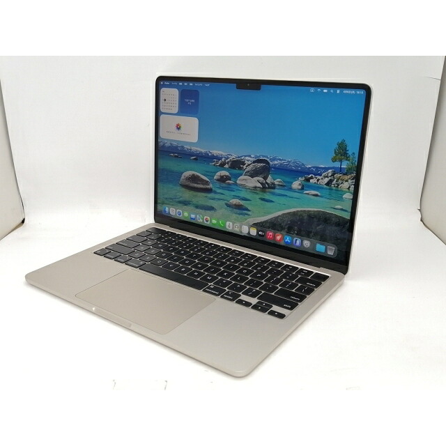【中古】Apple MacBook Air 13インチ CTO (M3,2024) スターライト M3(CPU:8C/GPU:10C)/8G/512G【新宿2】保証期間１ヶ月【ランクC】