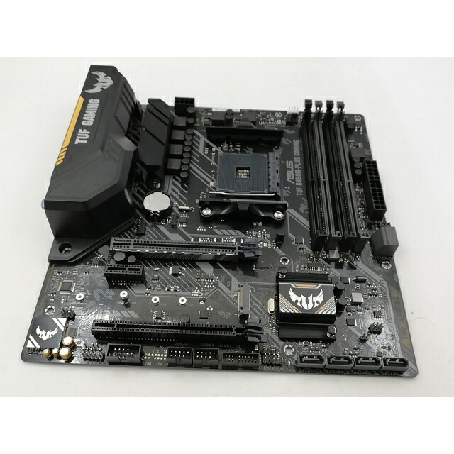 【中古】ASUS TUF-B450M-PLUS-GAMING B450/AM4/MicroATX【ご廟東口】引きうける継続期間１週