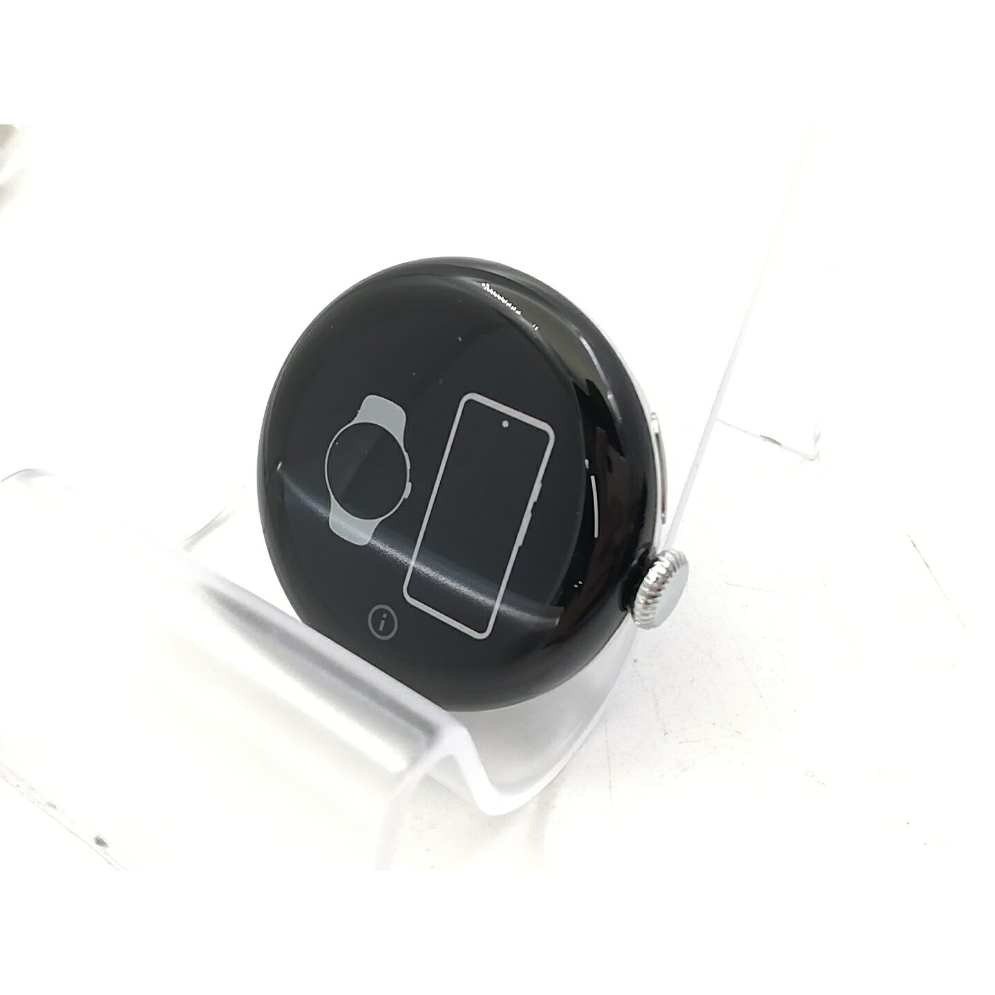 【中古】Google Pixel Watch2 Bluetooth/LTE模範例 PolishedSilver軽銀入れもの/Bay活動的ダンス楽隊【聖堂東口】引き受ける継続期間１ヶ月【序列付けるB】
