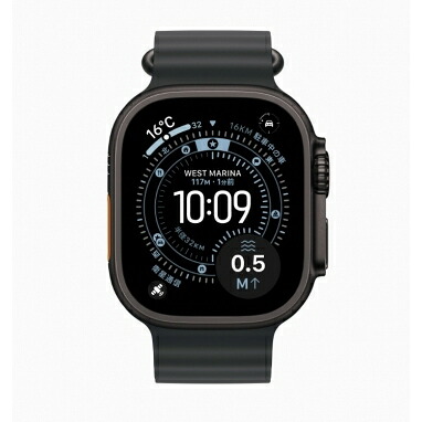 【未当て嵌める】Apple Apple Watch Ultra3 49粍 Cellular ブラックチタニウムケース/ブラックオーシャンバンド MF0J4J/A【廟堂東口】引き受ける継続期間３ヶ月