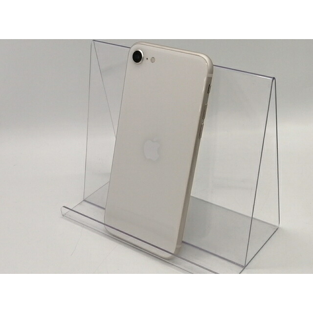 【中古】Apple au 【SIMフリー】 iPhone SE（第3世代） 64GB スターライト MMYD3J/A【大宮東口】保証期間１ヶ月【ランクB】