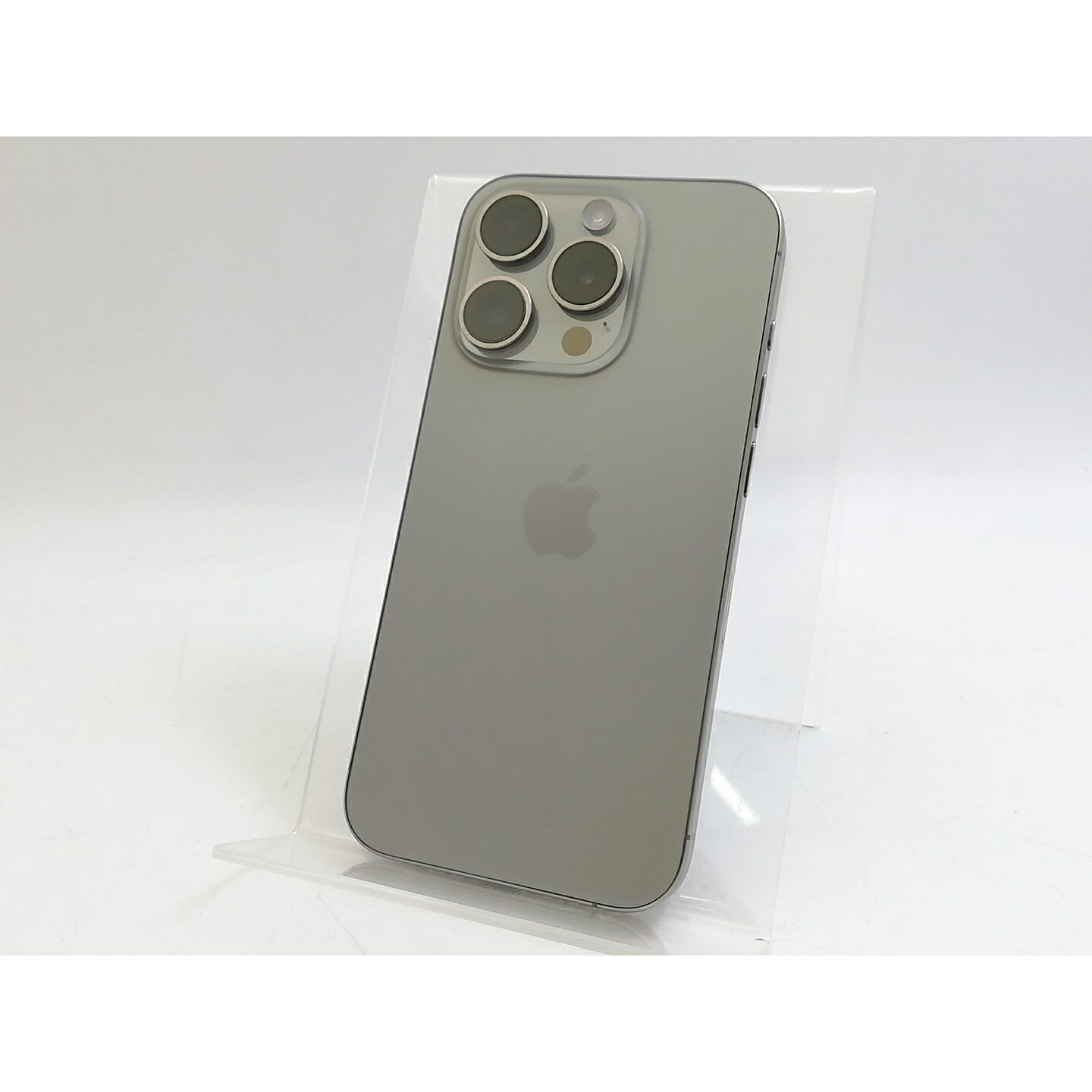 【中古】Apple 国内版 【SIM無償性】 iPhone 15 Pro 256GB 自然的チタニウム MTUF3J/A【廟堂東口】引き受ける継続期間１ヶ月【価値づけるB】