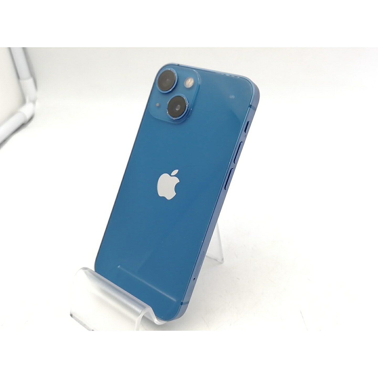 【中古】Apple 移動性 【SIM無償性】 iPhone 13 mini 128GB 青色 MLJH3J/A【廟堂東口】引き受ける継続期間１ヶ月【価値づけるC】