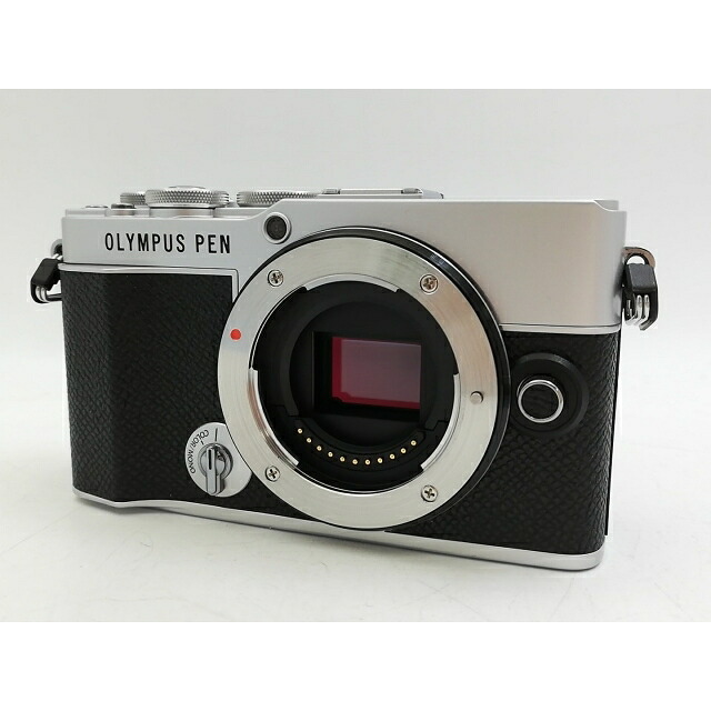 【中古】OLYMPUS OLYMPUS PEN E-P7 上半身 しろがね色【廟堂東口】引き受ける継続期間１ヶ月【価値づけるB】